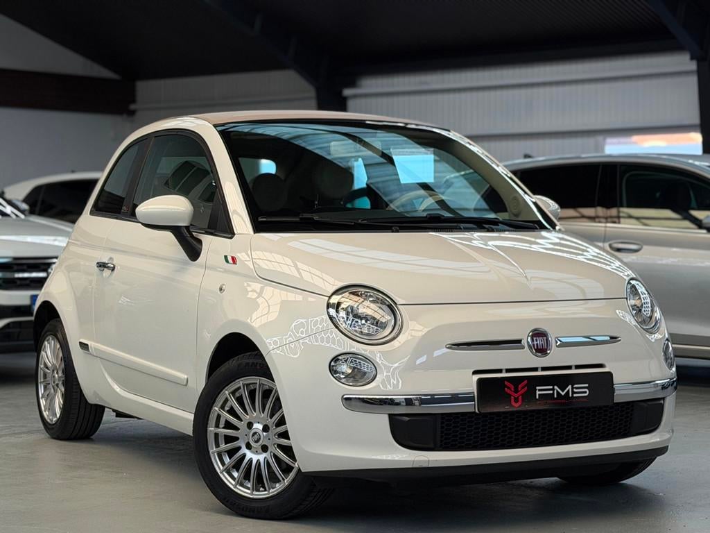 Fiat 500 C 1.0 TwinAir Pop Cabrio Bluetooth, Voorwielaandrijving, Gebruikt, Cabriolet, Wit