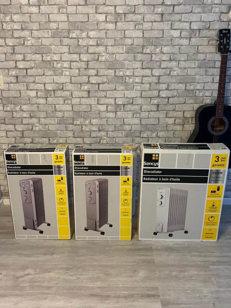 Sencys olieradiator - weinig gebruikt kachel, Oliekachel, Elektrisch, Ophalen of Verzenden, Zo goed als nieuw