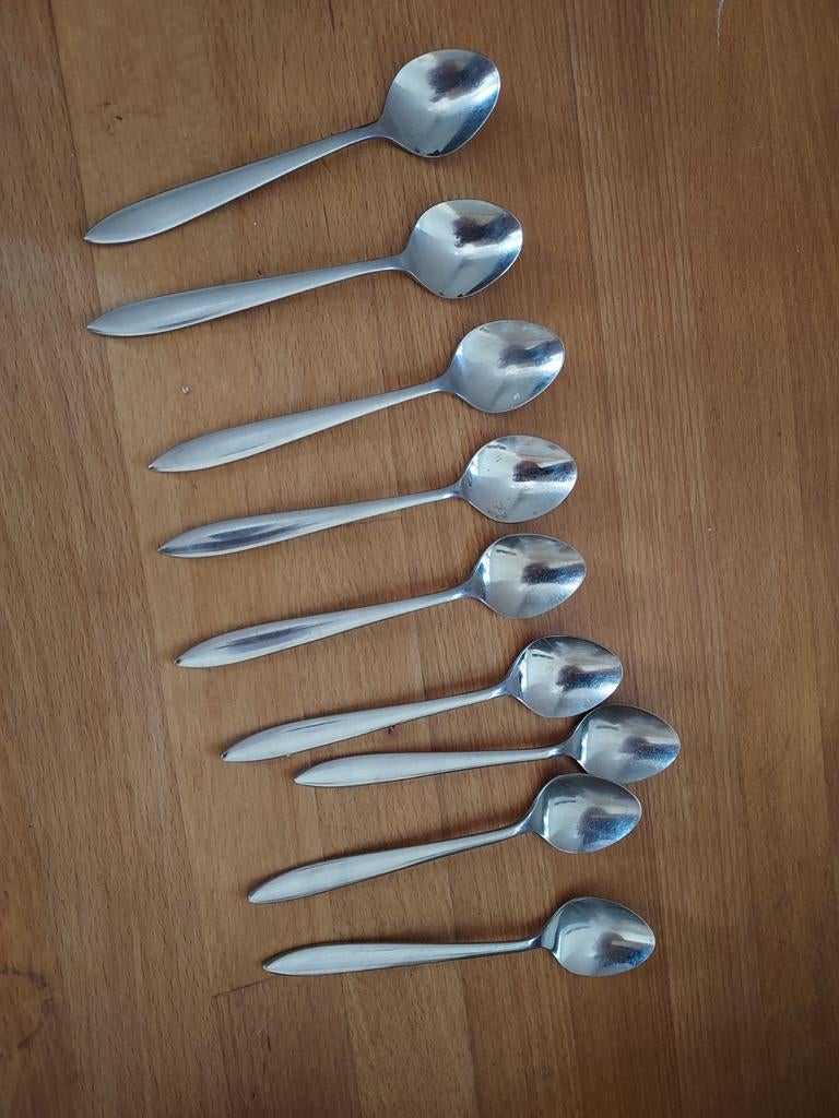 Gero zilduro koffie lepeltjes, Ophalen of Verzenden, Rvs of Chroom