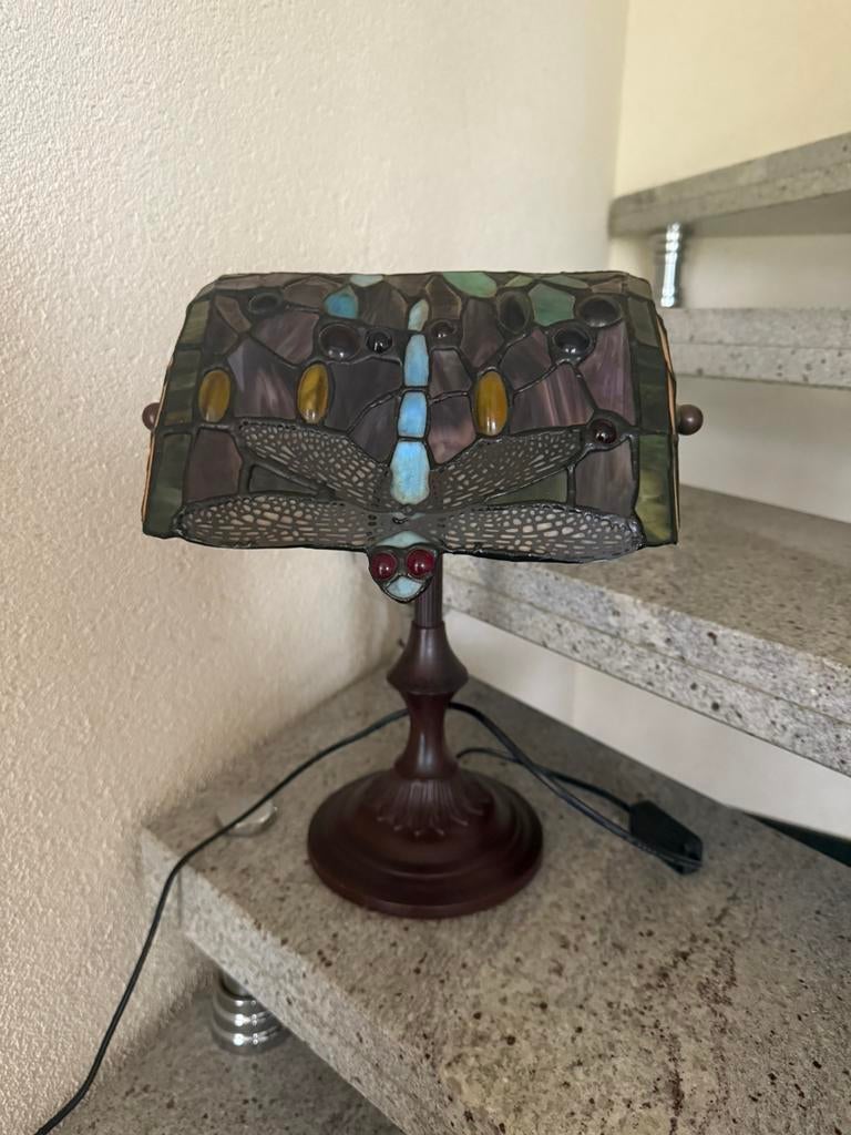 Vintage tiffany lamp, Ophalen, Minder dan 50 cm