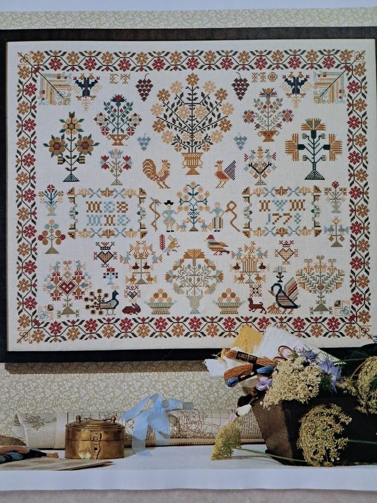 Borduurpatroon Merklap uit 1778, Ophalen of Verzenden, Patroon