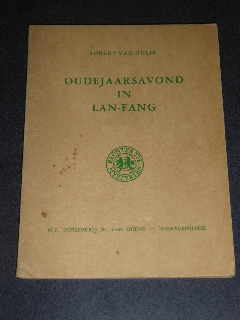 ROBERT VAN GULIK - OUDEJAARSAVOND IN LAN-FANG, Verzenden, Zo goed als nieuw, ROBERT VAN GULIK