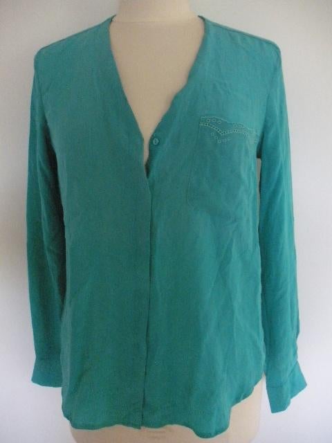 MOOIA bloes groen zijde maat M - nieuw -, Maat 38/40 (M), Nieuw, Ophalen of Verzenden, Mooia