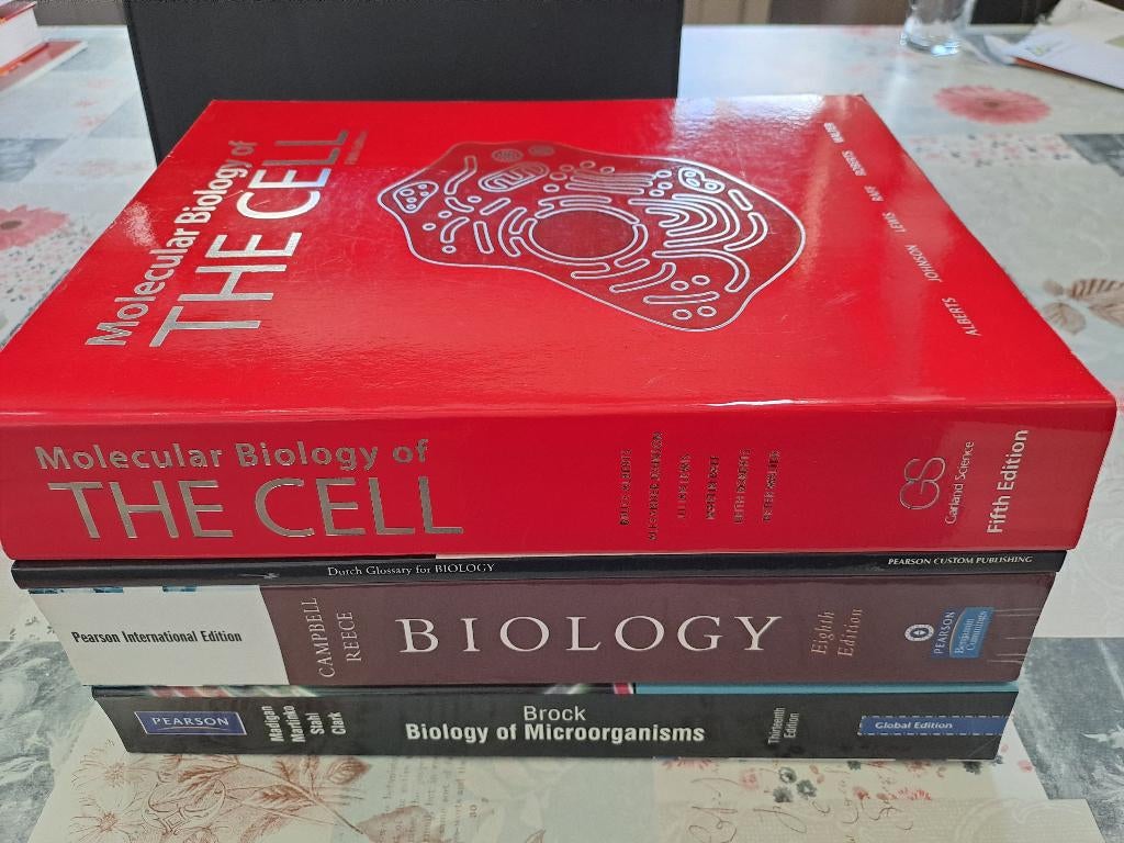 Studieboeken farmacie/biologie, Boeken, Ophalen of Verzenden, Beta, Zo goed als nieuw, WO