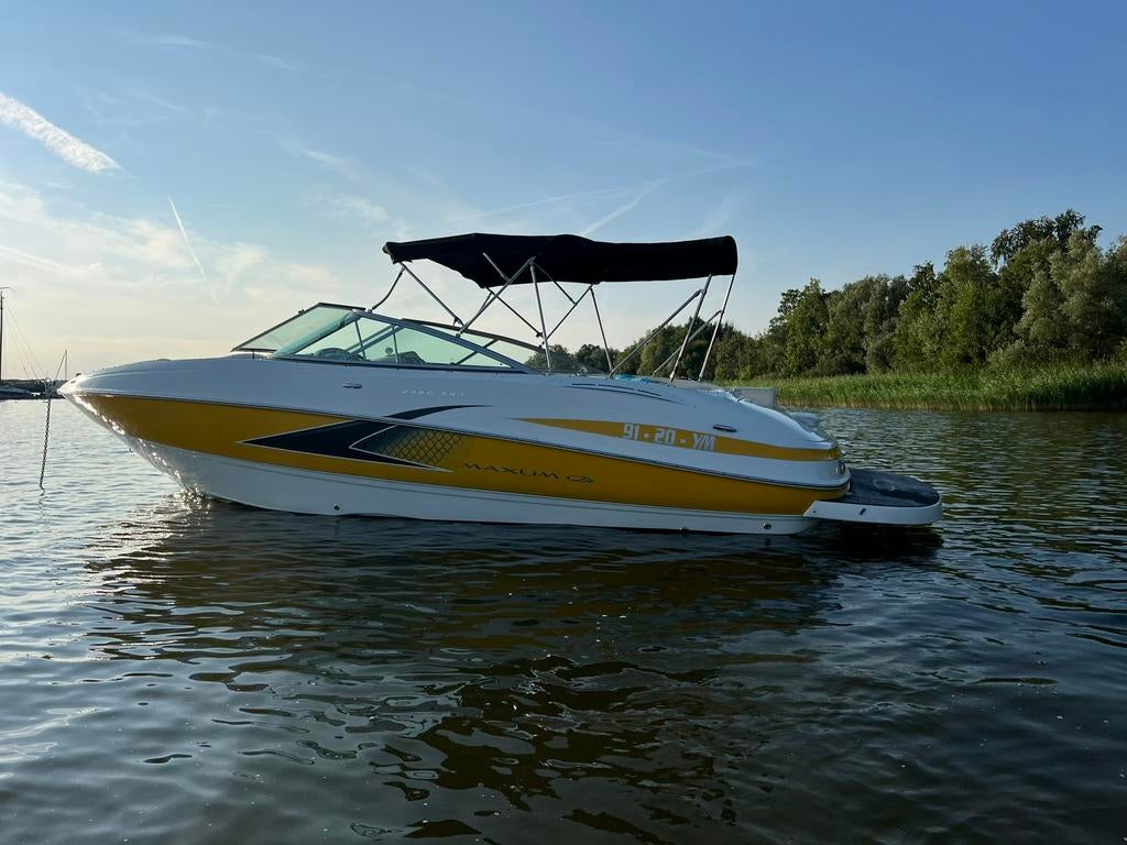 Maxum 2400 SR3 2007 model 2008, Binnenboordmotor, 6 meter of meer, Ophalen of Verzenden, Zo goed als nieuw