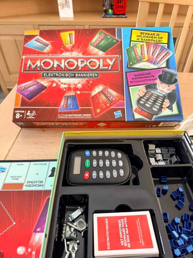 Monopoly elektronisch bankieren zgan, Ophalen of Verzenden, Zo goed als nieuw