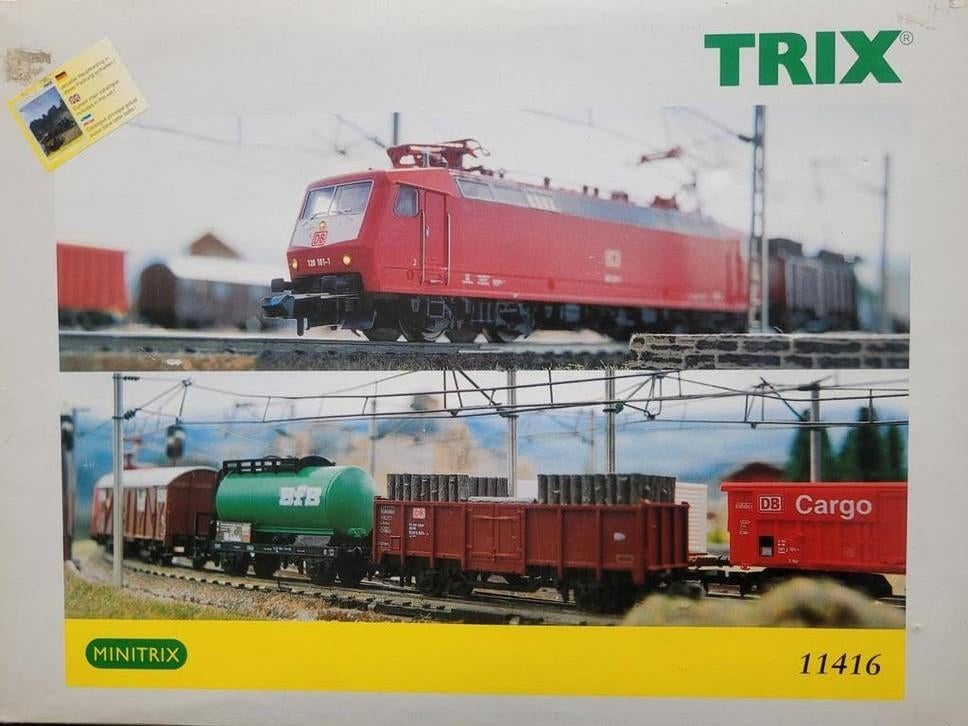 Minitrix 11416 startset, Hobby en Vrije tijd, Modeltreinen | N-Spoor, Ophalen of Verzenden, Gelijkstroom, Wagon, Trix