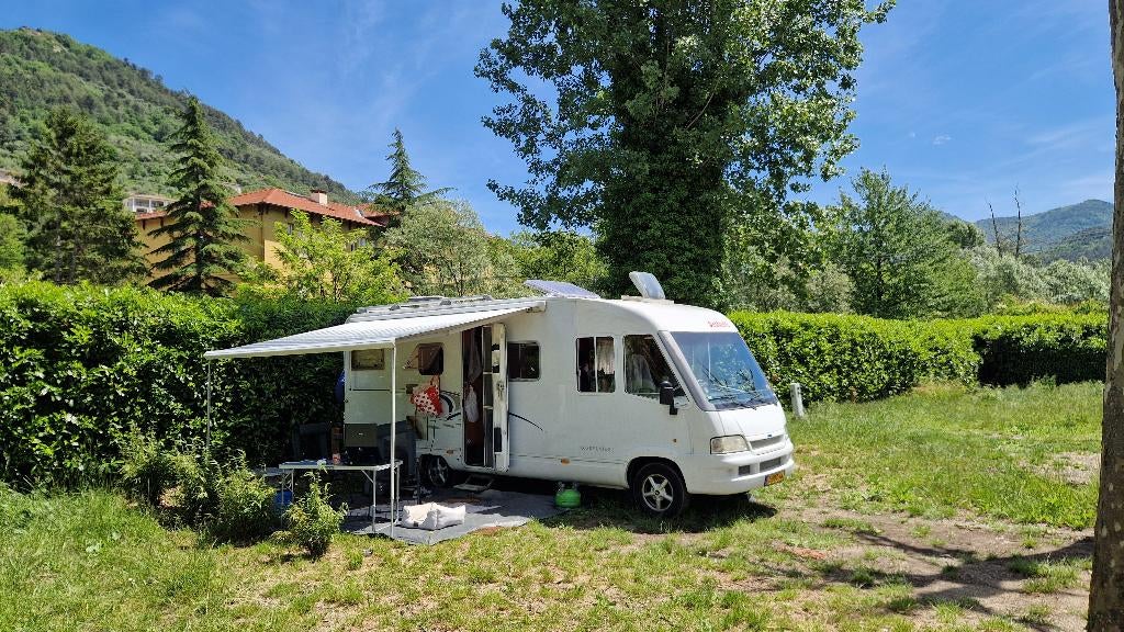 Camper: Dethleffs Advantage I 6571 B  Fiat Ducato 2.8 STD, Integraal, Koelkast, Standaard zit, Ringverwarming