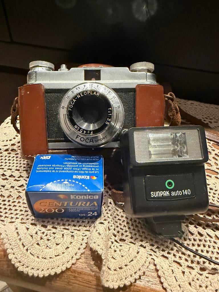Zeldzame Vintage Foca Sport Franse Leica Meesterwerk extra, Ophalen of Verzenden
