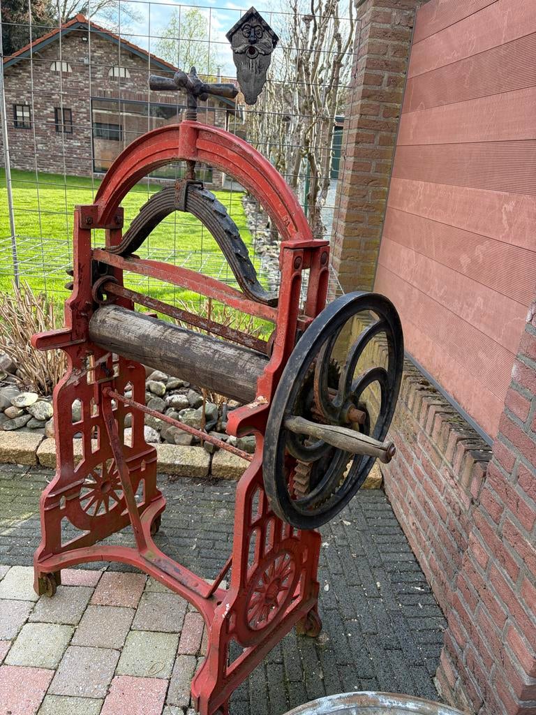 Antieke Mangel - Decoratief en Historisch Stuk, Ophalen of Verzenden