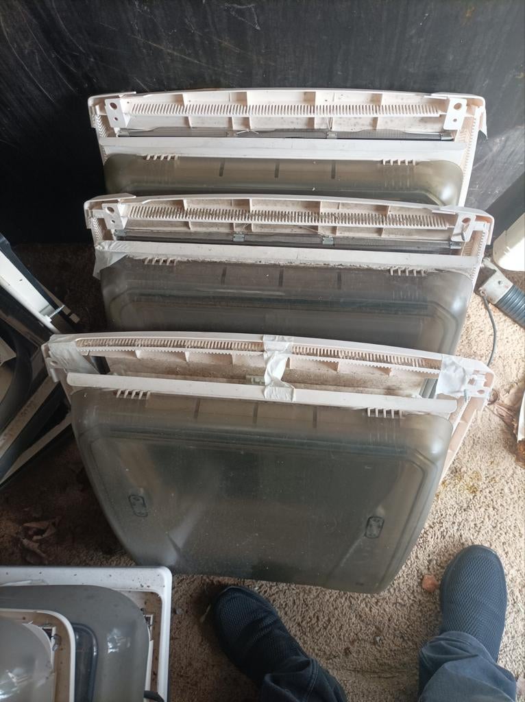 Dakluiken 40x40 en 45x45 - Diverse maten beschikbaar, Ophalen of Verzenden, Gebruikt