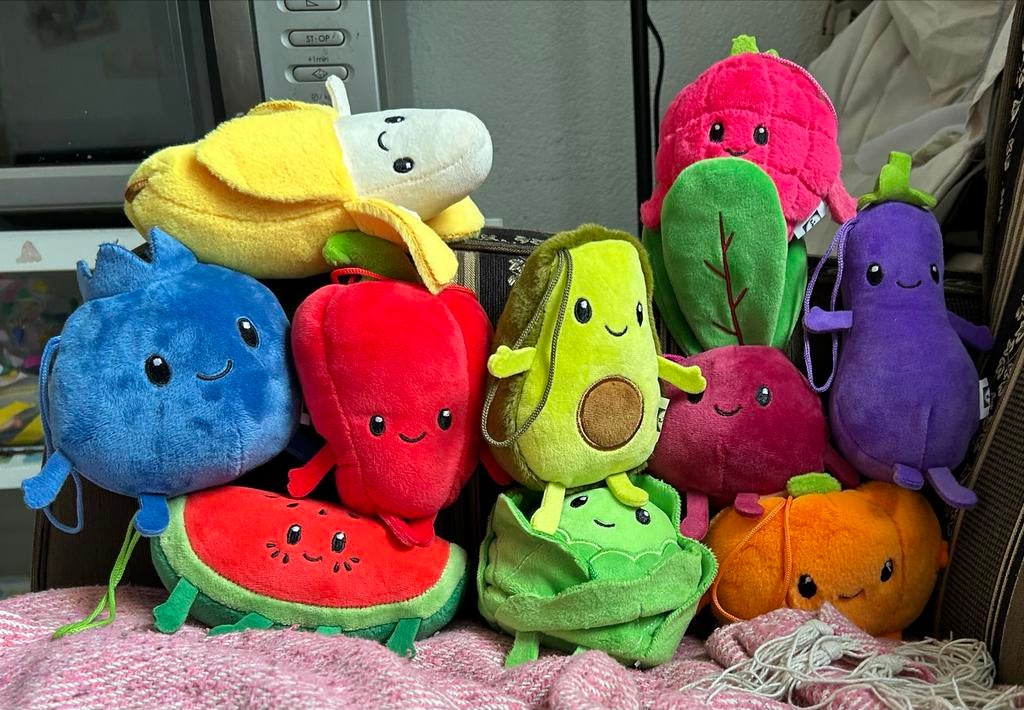 Lidl mini's knuffels groenten en fruit, Lidl, Ophalen of Verzenden