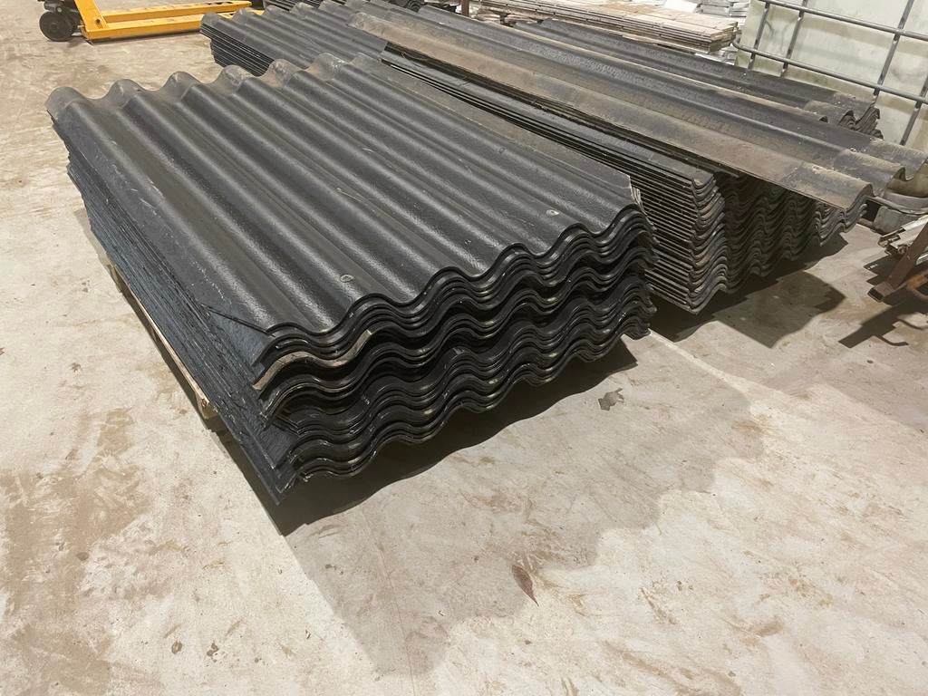 Golfplaten voor dakbedekking - Diverse maten beschikbaar, Overige materialen, Gebruikt, Zwart, Ophalen of Verzenden