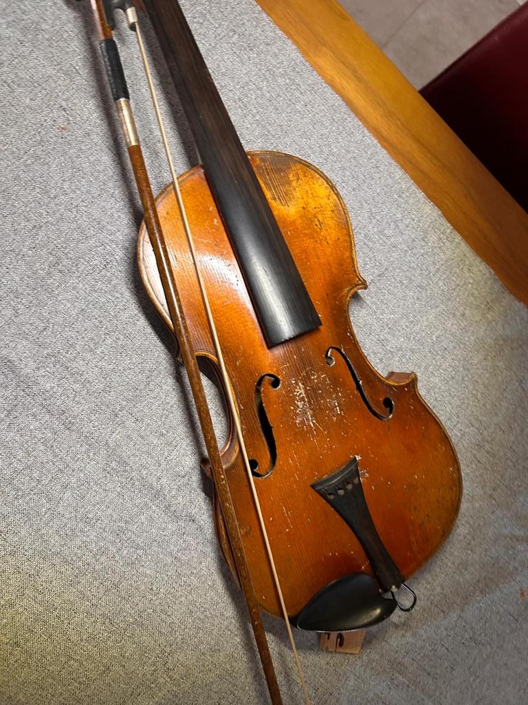 Bernardel pere Viool uit 1865 met strijkstok, Muziek en Instrumenten, Strijkinstrumenten | Violen en Altviolen, Ophalen of Verzenden