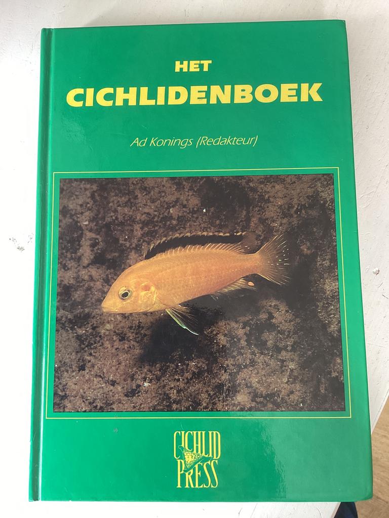 Het Cichlidenboek - Ad Konings, Verzenden, Zo goed als nieuw, Vissen