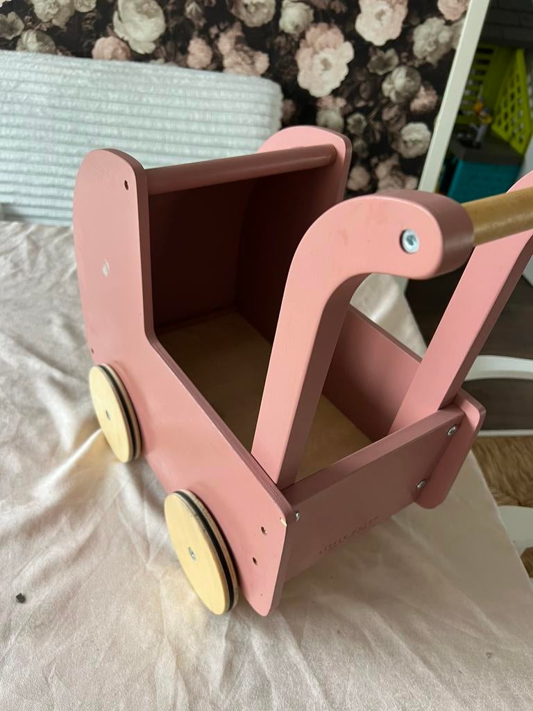 Little Dutch poppenwagen, Kinderen en Baby's, Speelgoed | Houten speelgoed, Ophalen, Gebruikt, Duw- of Trekspeelgoed