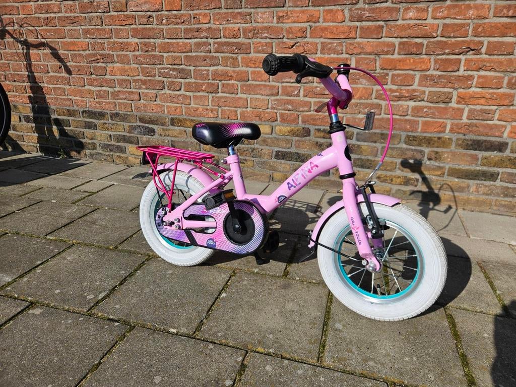 Alpina girl power 12 inch meisjes fiets, Kornet Van limburgstirumstraat 44, Gebruikt, Alpina Girlpower, Ophalen of Verzenden
