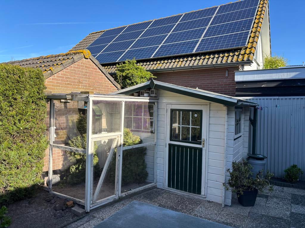 # Gebruikte Tuin Vogel Huis  met voilere #, Tuin en Terras, Ophalen, Tuinhuis, 2 ramen, 500 cm of meer