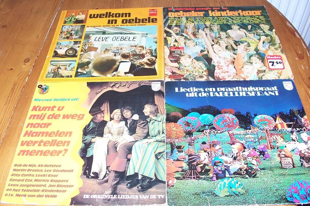 8 LP'S VAN O.A. OEBELE-HAMELEN-BEERTJE COLARGOL, Cd's en Dvd's, Ophalen of Verzenden, Gebruikt, Verhaal of Sprookje