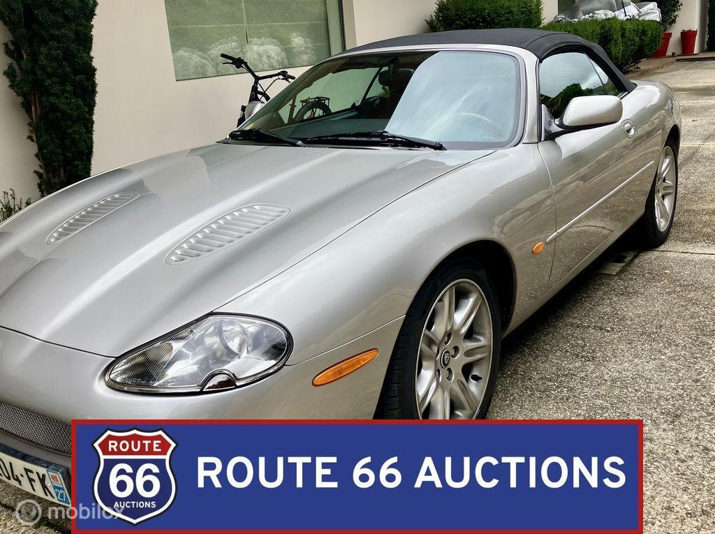 Jaguar XKR Cabriolet | 1999 | Route 66 Auctions, Auto's, Overige carrosserieën, Zwart, Bedrijf, Handgeschakeld