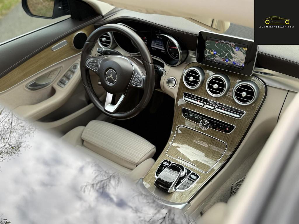 Mercedes C-klasse 180 Ambition, Auto's, Euro 6, Blauw, Bedrijf, Lichtsensor