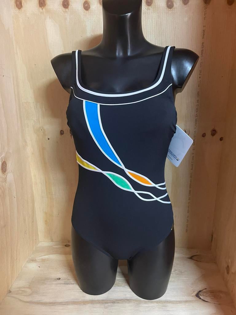 Sunflair badpak maat 38c model 22265, Kleding | Dames, Verzenden, Nieuw, Zwart, Badpak