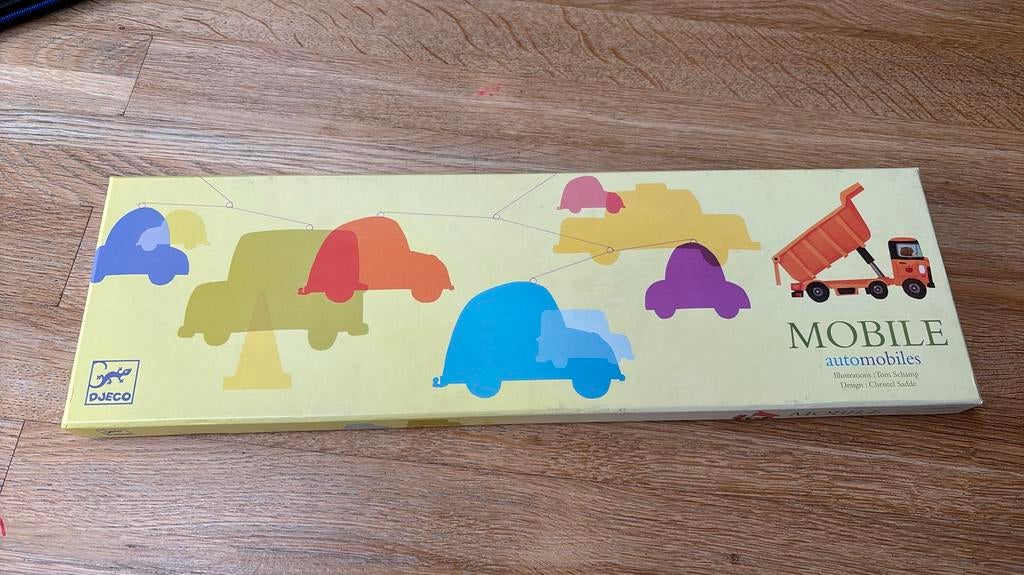 Djeco mobile auto’s, Ophalen of Verzenden, Zo goed als nieuw, Overige typen