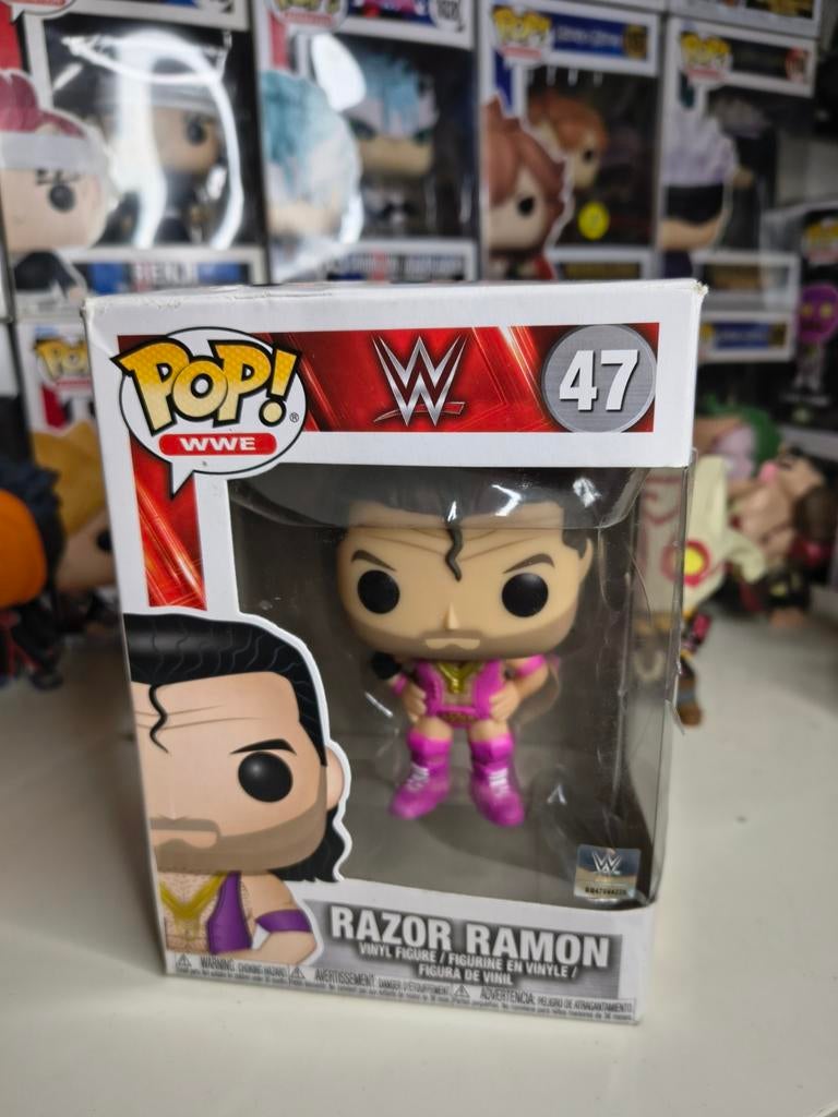 Funko Pop! WWE Razor Ramon #47, Kinderen en Baby's, Speelgoed | Actiefiguren, Ophalen of Verzenden, Zo goed als nieuw