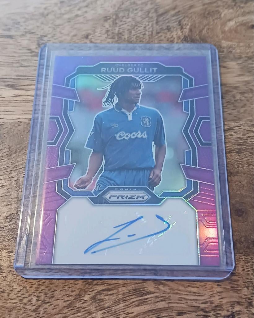 Ruud Gullit ~ Panini Prizm/ Autograph, Ophalen of Verzenden, Nieuw, Buitenlandse clubs, Spelerskaart