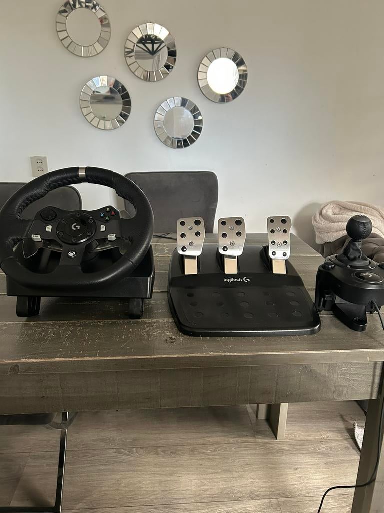 Gaming stuur met shifter Logitech g920, Ophalen of Verzenden, Zo goed als nieuw