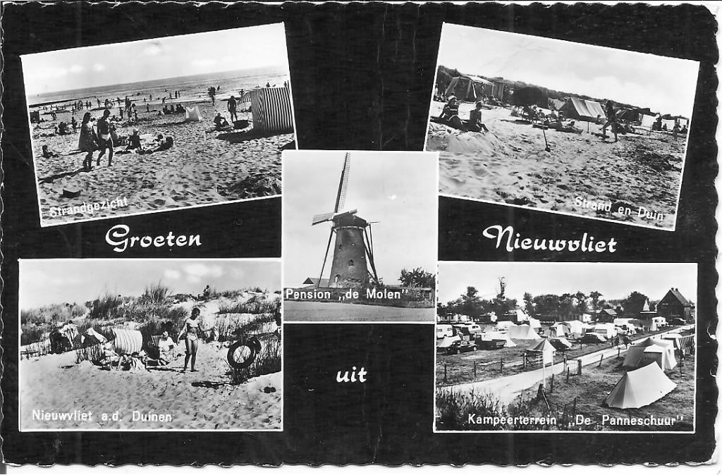 Groeten uit Nieuwvliet., Ophalen of Verzenden, 1960 tot 1980, Gelopen, Zuid-Holland