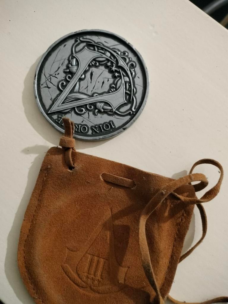 Assasins 3 medaille van de game, Postzegels en Munten, Penningen en Medailles, Ophalen, Overige materialen