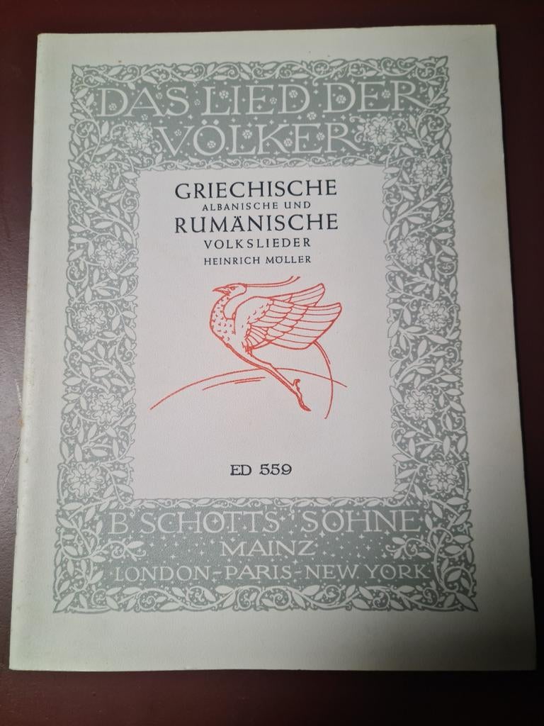 Das liederen der Volker., Zang, Gebruikt, Klassiek, Ophalen of Verzenden