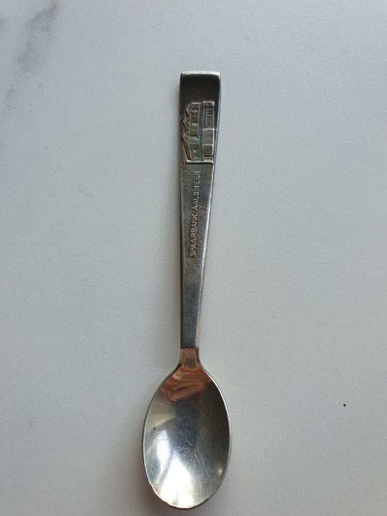 lepeltje Aalsmeer Spaarbank - U Sola 100, Ophalen of Verzenden