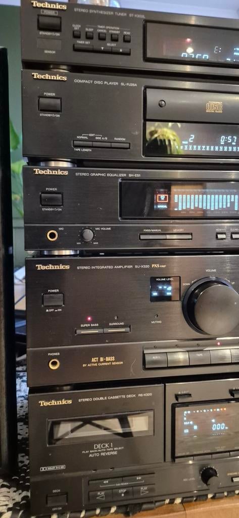 Technics JET Stereoset X320 equalizer speakers., Overige merken, Losse componenten, Ophalen of Verzenden, Tuner of Radio