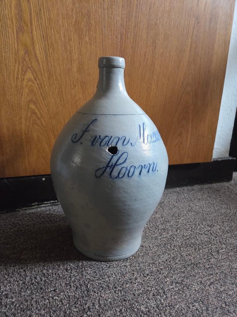 Mooie kan pot Hoorn, Antiek en Kunst, Antiek | Keramiek en Aardewerk, Ophalen of Verzenden