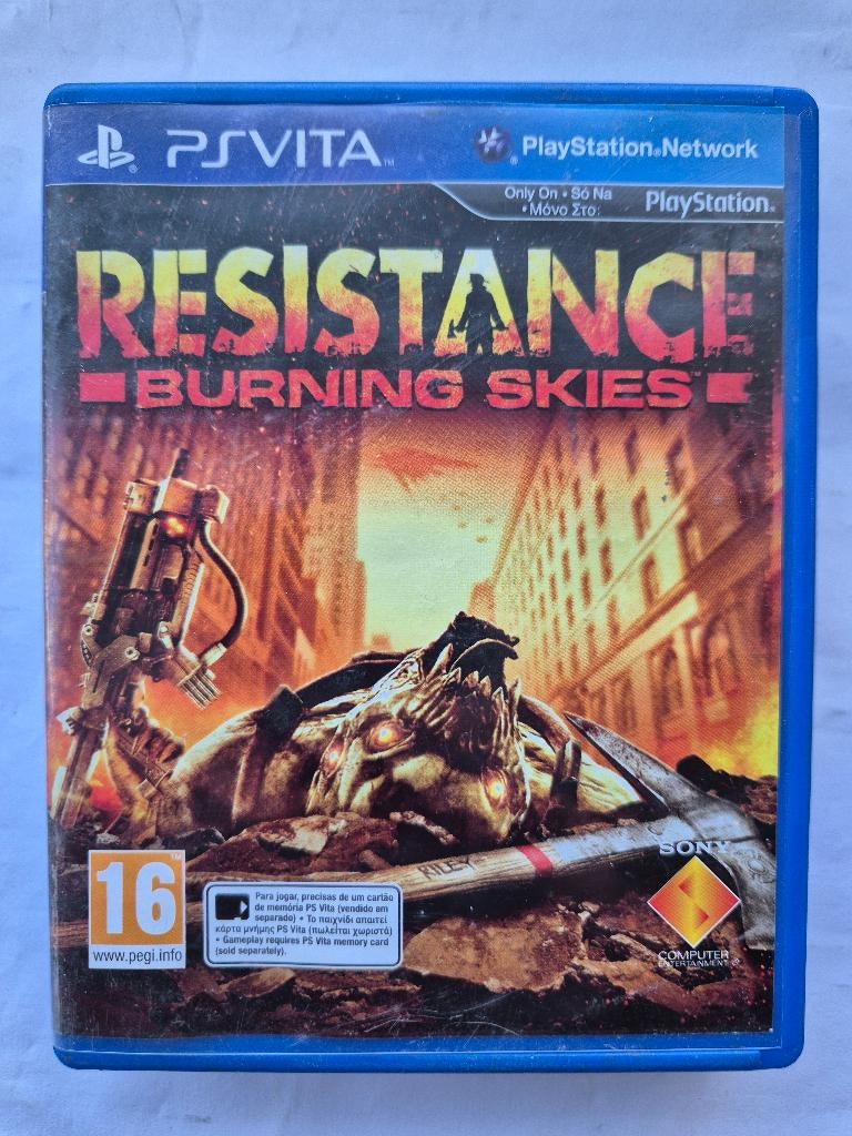 RESISTANCE burning skies, Spelcomputers en Games, Games | Sony PlayStation Vita, Gebruikt, 1 speler, Racen en Vliegen, Ophalen of Verzenden