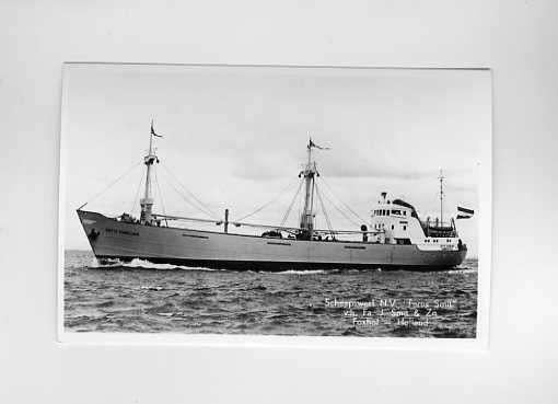 scheepvaart-foto/kaart-FOXHOLwerf FERUS SMIT-ketty danielsen, Ophalen of Verzenden, 1940 tot 1960, Gelderland