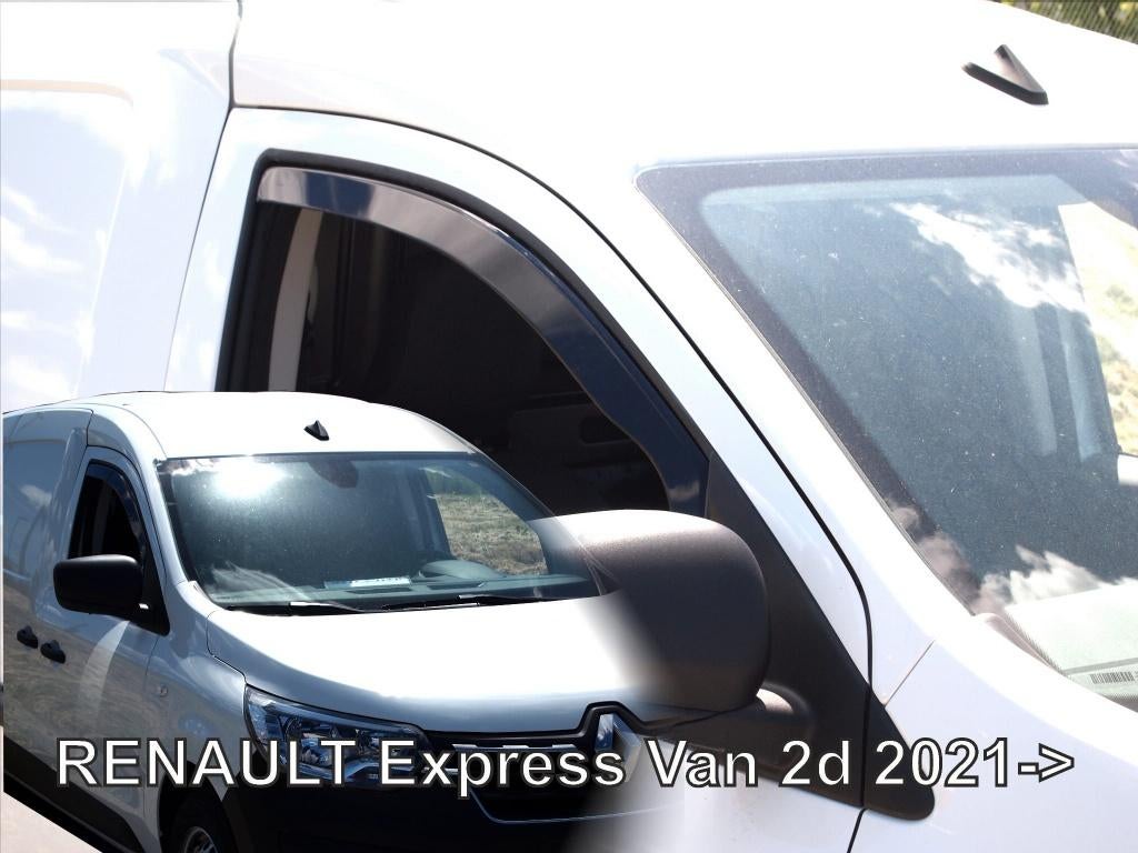 Renault Express VAN zijwindschermen raamspoilers donker, Ophalen of Verzenden, Nieuw