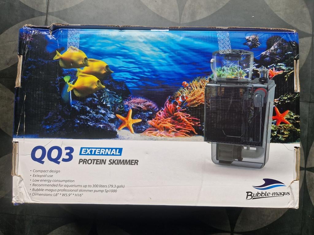 QQ3 protein skimmer.  Splinternieuw, Dieren en Toebehoren, Ophalen of Verzenden, Nieuw