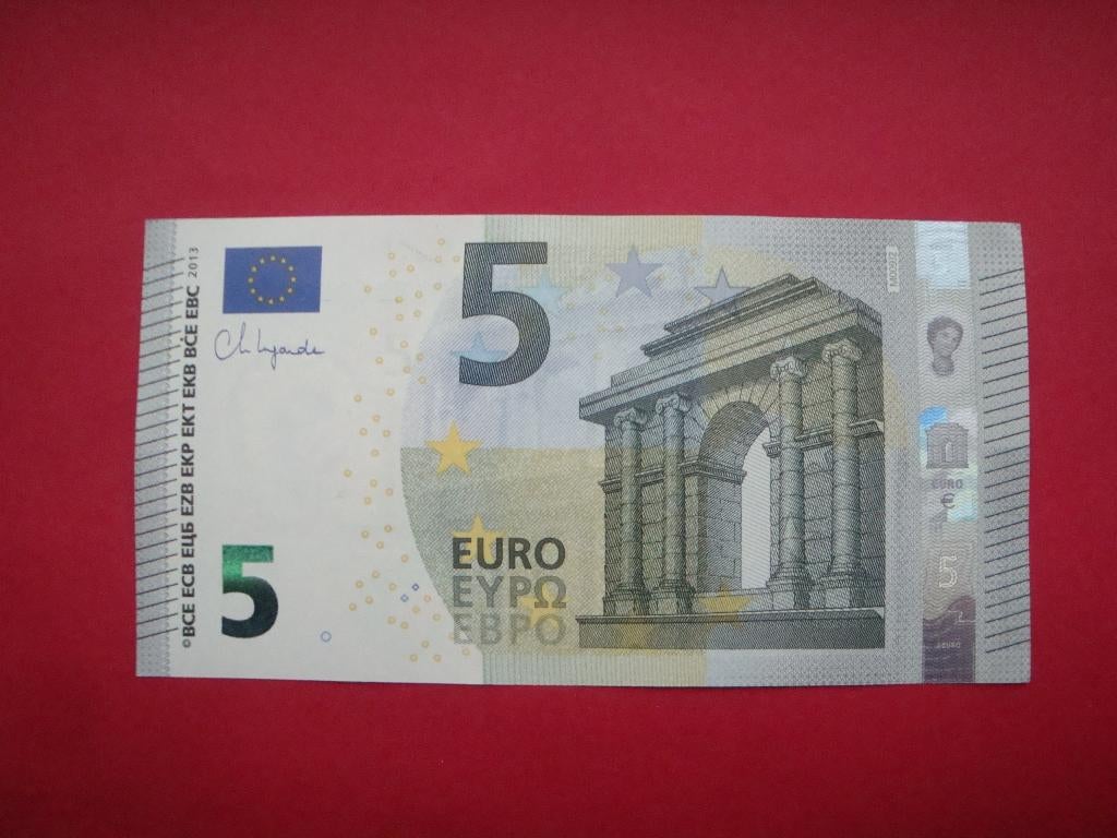 Bankbiljet 5 Euro 2013 UNC Lagarde 2013., Postzegels en Munten, Bankbiljetten | Europa | Eurobiljetten, Verzenden, Overige landen