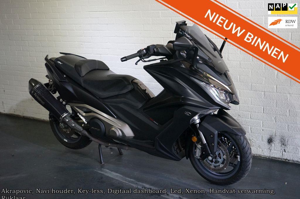 Kymco Scooter AK 550i, Akrapovic, Digital Dash, Navi-houder,