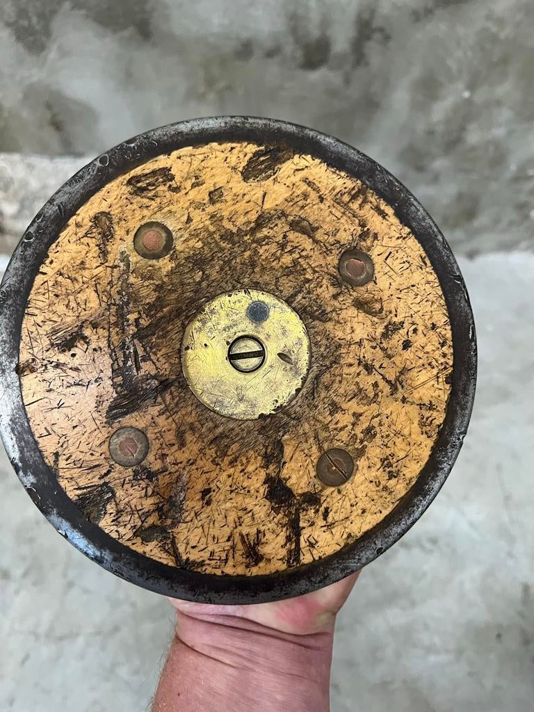 Antieke discus op standaard, Ophalen of Verzenden