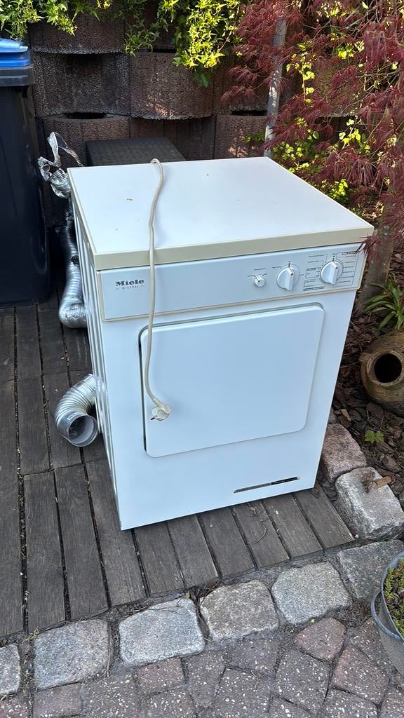 Miele Wasdroger, Witgoed en Apparatuur, Wasdrogers, Ophalen, Gebruikt, Luchtafvoer, Voorlader
