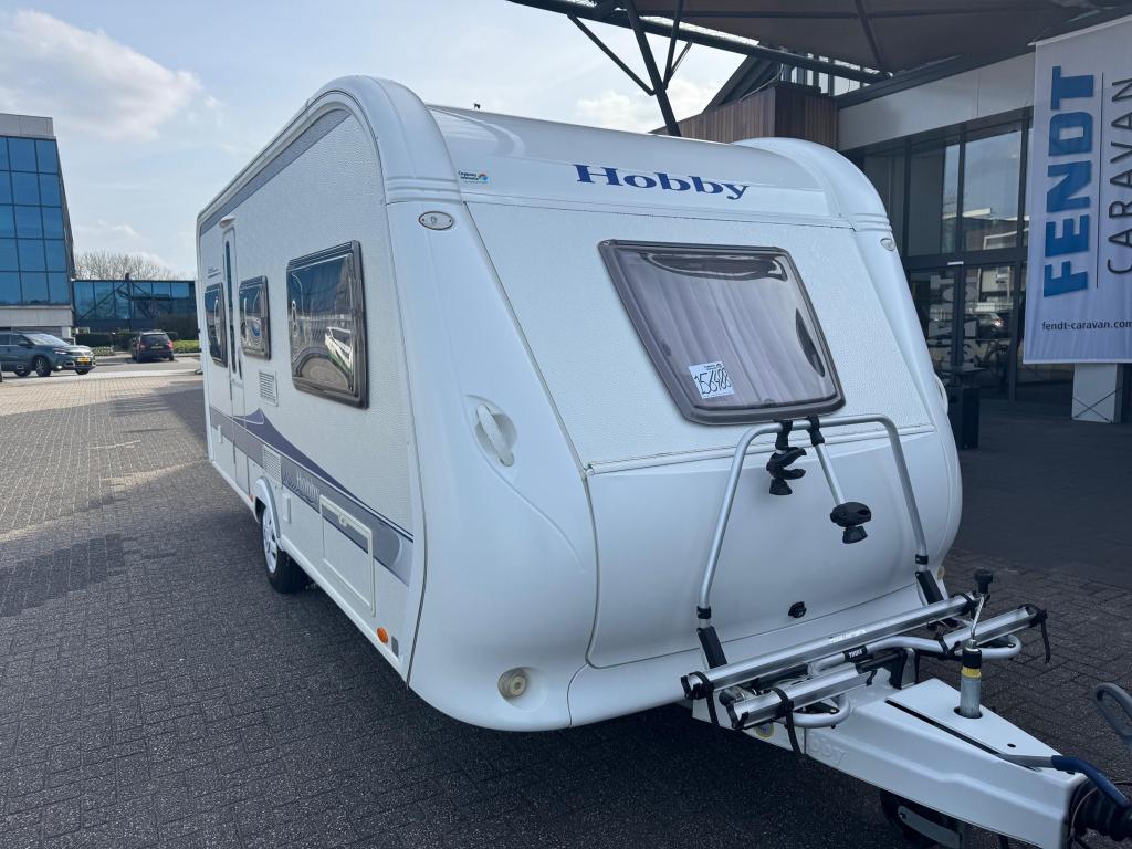 Hobby Excellent 495 UL 2009 Mover,Airco,Tent!!, Caravans en Kamperen, Caravans, Standaardzit, Schokbreker, Bedrijf, 4 tot 5 meter