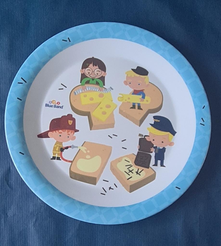 Blue Band bord Beroepenbordjes Spaaractie, Overige materialen, Gebruikt, Ophalen of Verzenden, Bord(en)