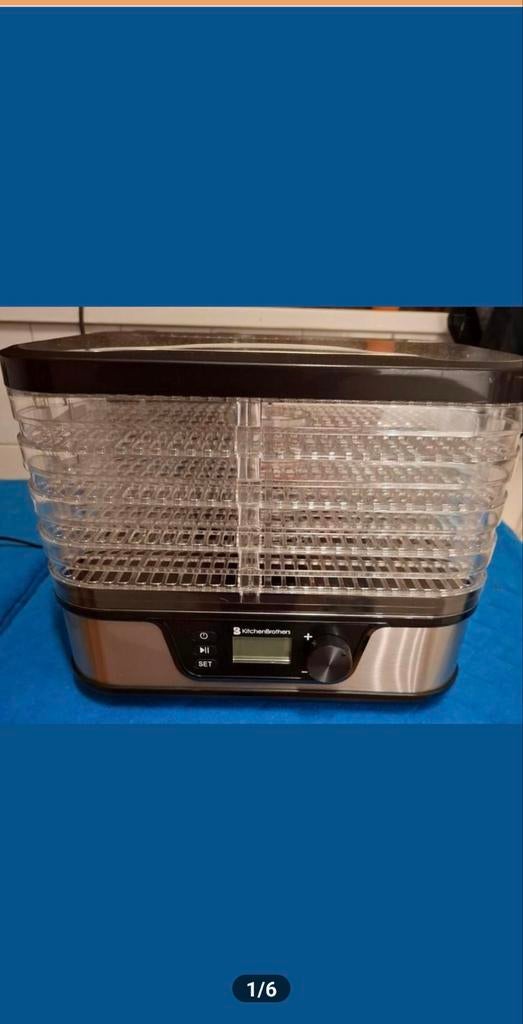 Zo goed als nieuwe Kitchenbrothers 5-laags voedseldroger, Ophalen, Zo goed als nieuw