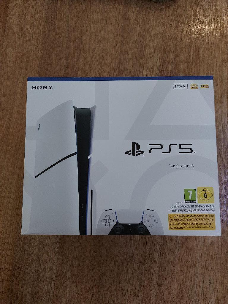 ps5 slim disc, Spelcomputers en Games, Spelcomputers | Sony PlayStation 5, Ophalen of Verzenden, Zo goed als nieuw, Playstation 5
