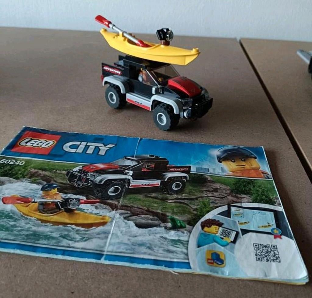 Lego City kajak avontuur 60240, Ophalen of Verzenden, Gebruikt, Complete set, Lego
