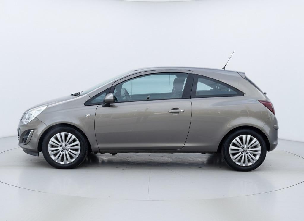 Opel Corsa 1.2 EcoFlex Cosmo LPG G3 Airco|Cruise|Nieuw apk!, Auto's, Opel, Voorwielaandrijving, Euro 5, Gebruikt, Zwart